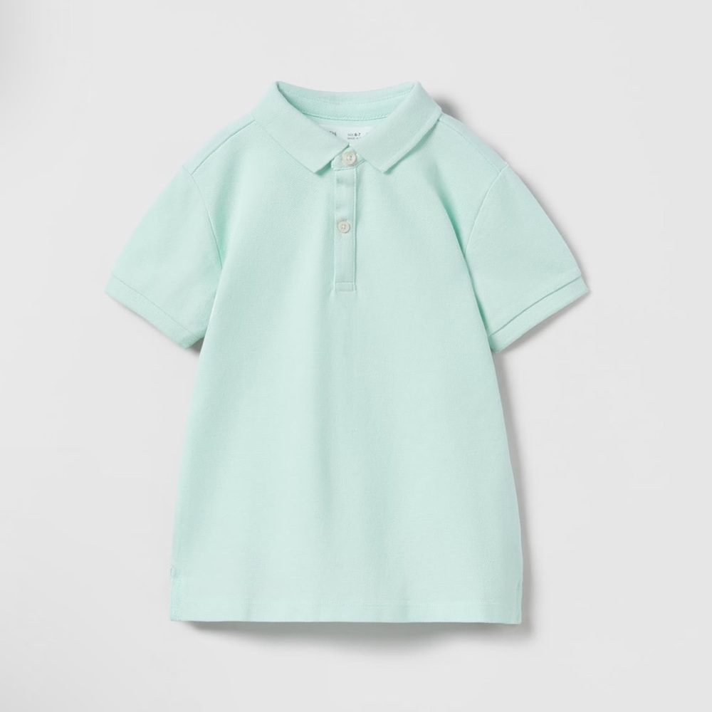 Zara Basic Peter Pan Collar Shirt 6-7
